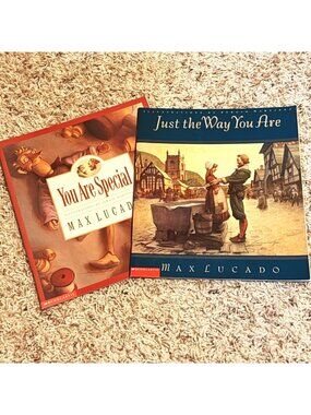 Max Lucado Family Books You Are Special & Just The Way You Are Christian Values